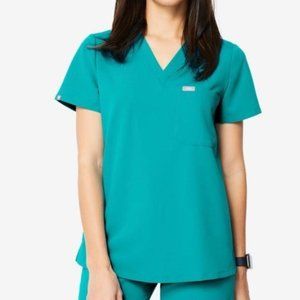 FIGS Teal Women's Catarina™ One-Pocket Scrub Top XXS